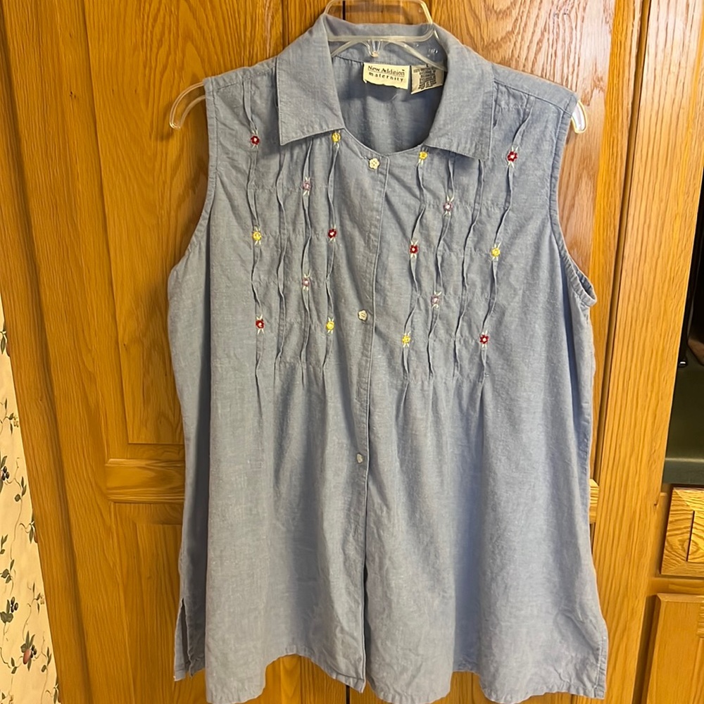 Large New Addition maternity top. 100% cotton.